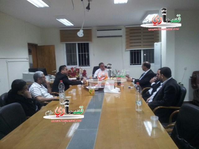  رئيس البلدية يجتمع بمساعد وزير الداخلية السيد ساهر إسماعيل 